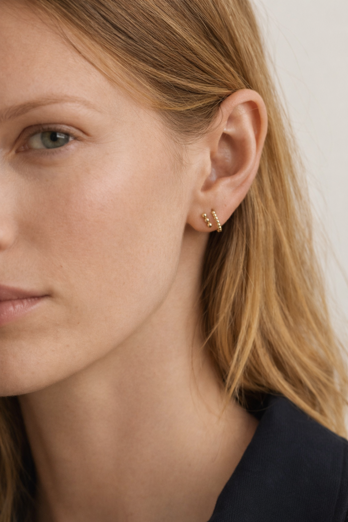 Sheena Marshall Jewelry Lily Dot Bar Studs - Image 2 of 3