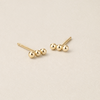 Sheena Marshall Jewelry Lily Dot Bar Studs - Thumbnail 3