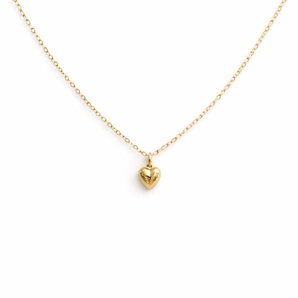 Sheena Marshall Jewelry Lou Puff Heart Necklace