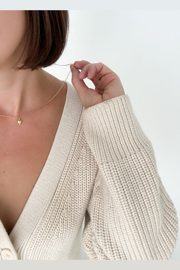 Sheena Marshall Jewelry Lou Puff Heart Necklace