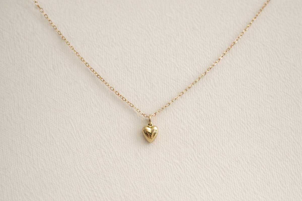 Sheena Marshall Jewelry Lou Puff Heart Necklace - Image 3 of 4