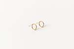 Sheena Marshall Jewelry Margo Petite Circle Studs | Gold Fill - Thumbnail 2