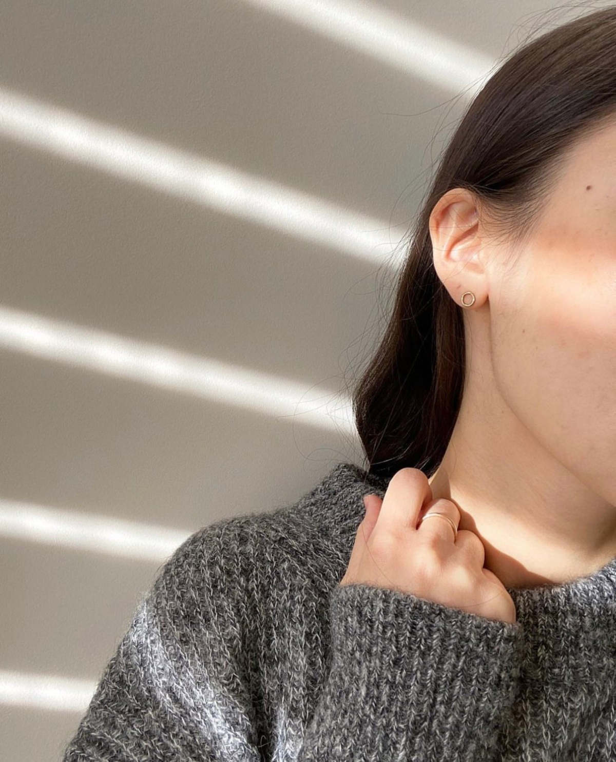 Sheena Marshall Jewelry Margo Petite Circle Studs | Gold Fill - Image 3 of 4