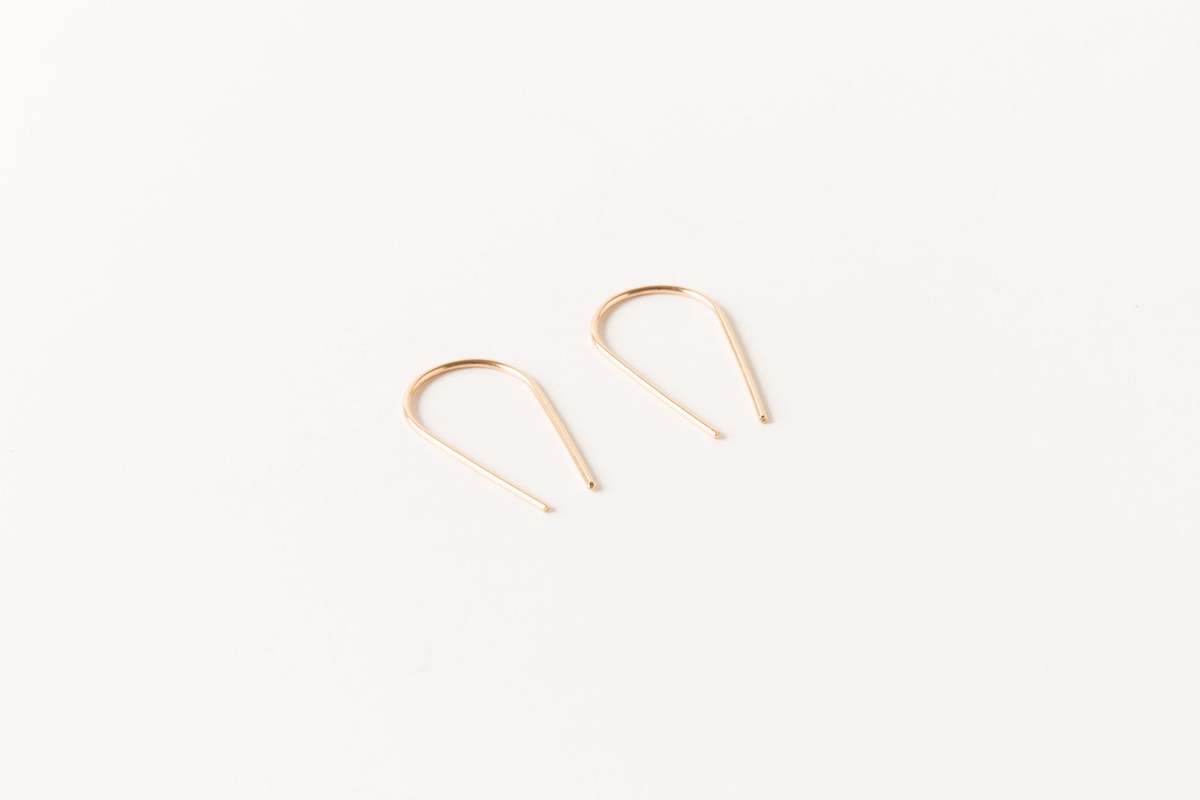 Sheena Marshall Jewelry Palmer Arch Threader Earrings Gold Fill - Image 1 of 1