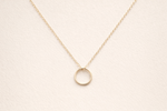 Sheena Marshall Jewelry Sol Circle Pendant Necklace - Gold Fill - Thumbnail 1