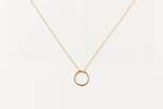 Sheena Marshall Jewelry Sol Circle Pendant Necklace - Gold Fill - Thumbnail 3