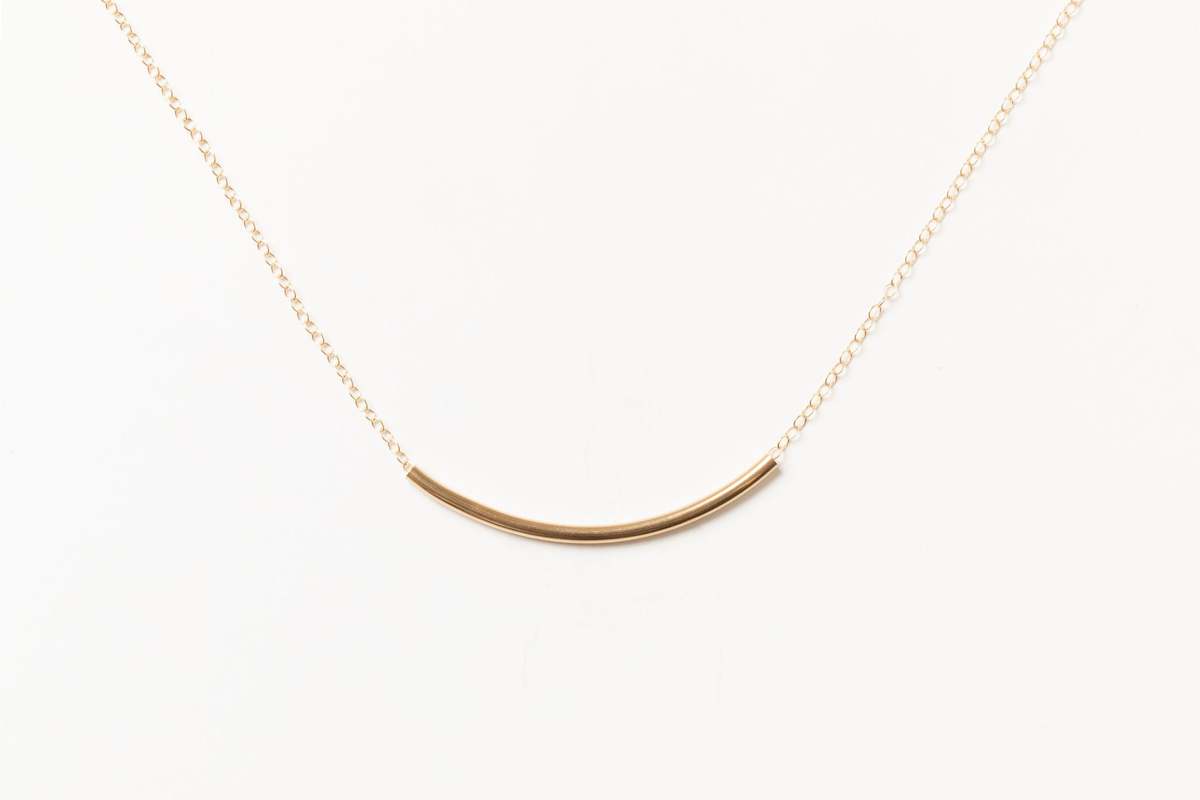 Sheena Marshall Jewelry Sunset Bar Necklace - Gold Fill - Image 2 of 3