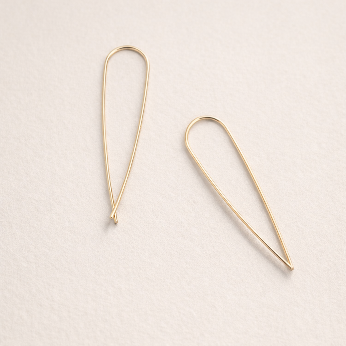 Sheena Marshall Jewelry Telluride Long Threader Earrings Gold Fill - Image 1 of 5