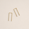 Sheena Marshall Jewelry Tiny Staple Threader Earrings - Thumbnail 3