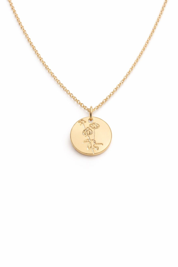 Sheena Marshall Jewelry Wild Daisy Pendant Necklace - Gold