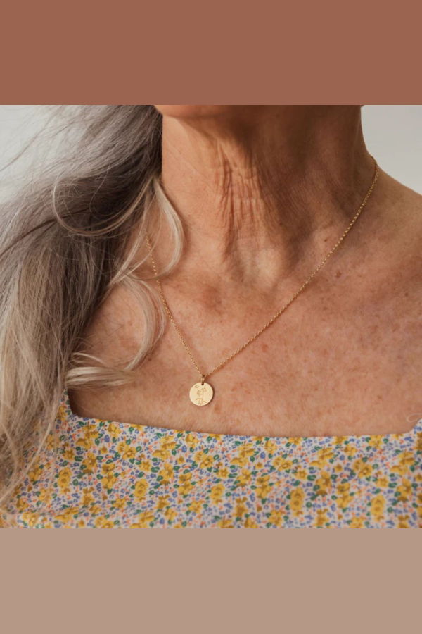 Sheena Marshall Jewelry Wild Daisy Pendant Necklace - Gold