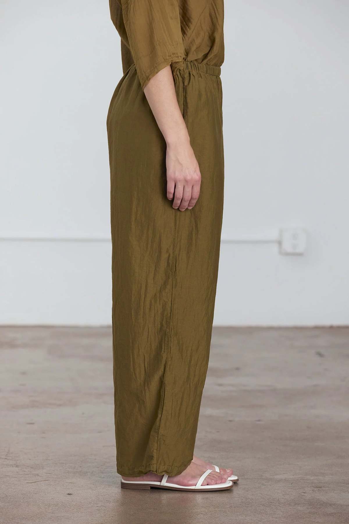 Black Crane Straight Pants - Image 2 of 8