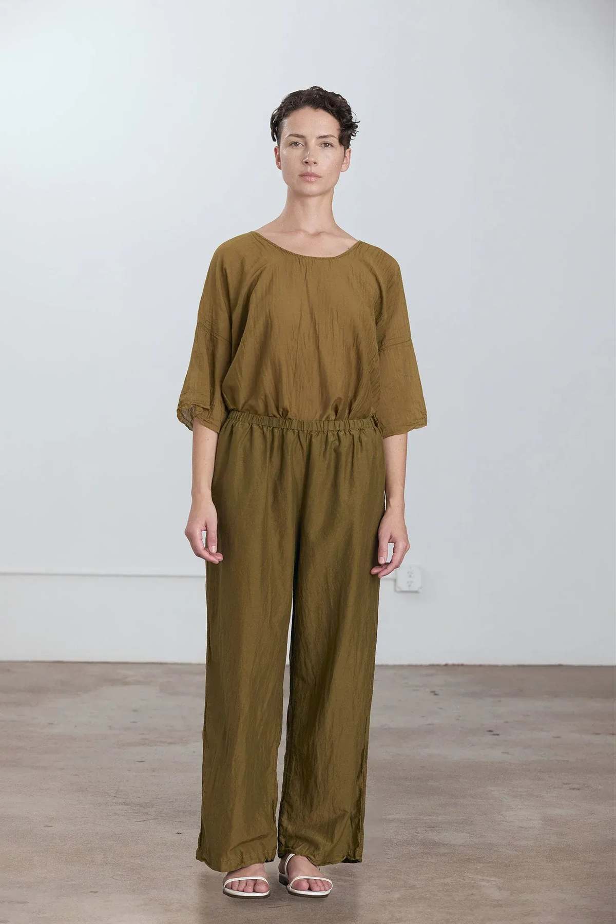 Black Crane Straight Pants - Image 5 of 8