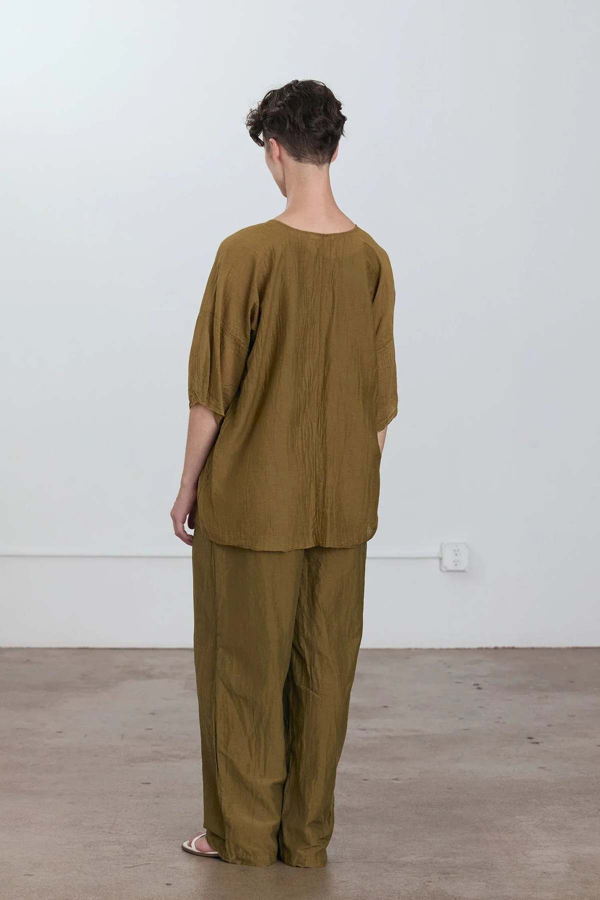 Black Crane Straight Pants - Image 8 of 8