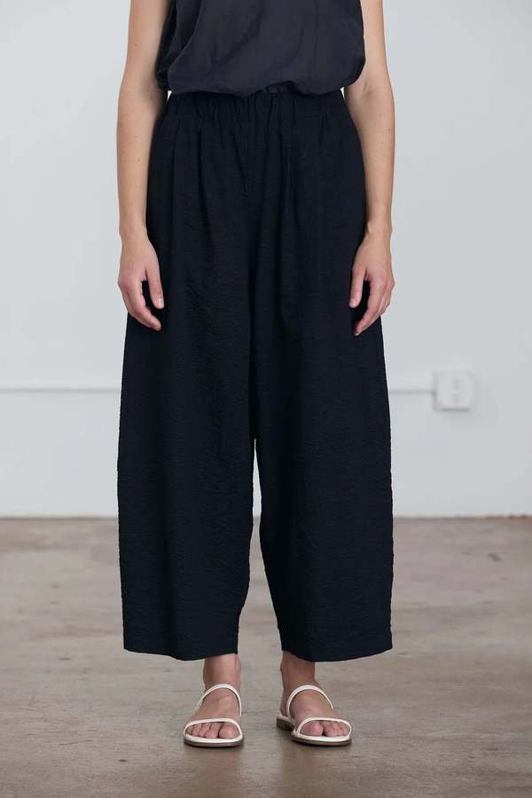 Black Crane Wide Pant