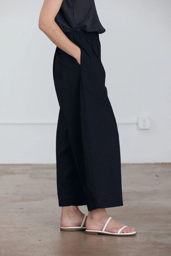 Black Crane Wide Pant