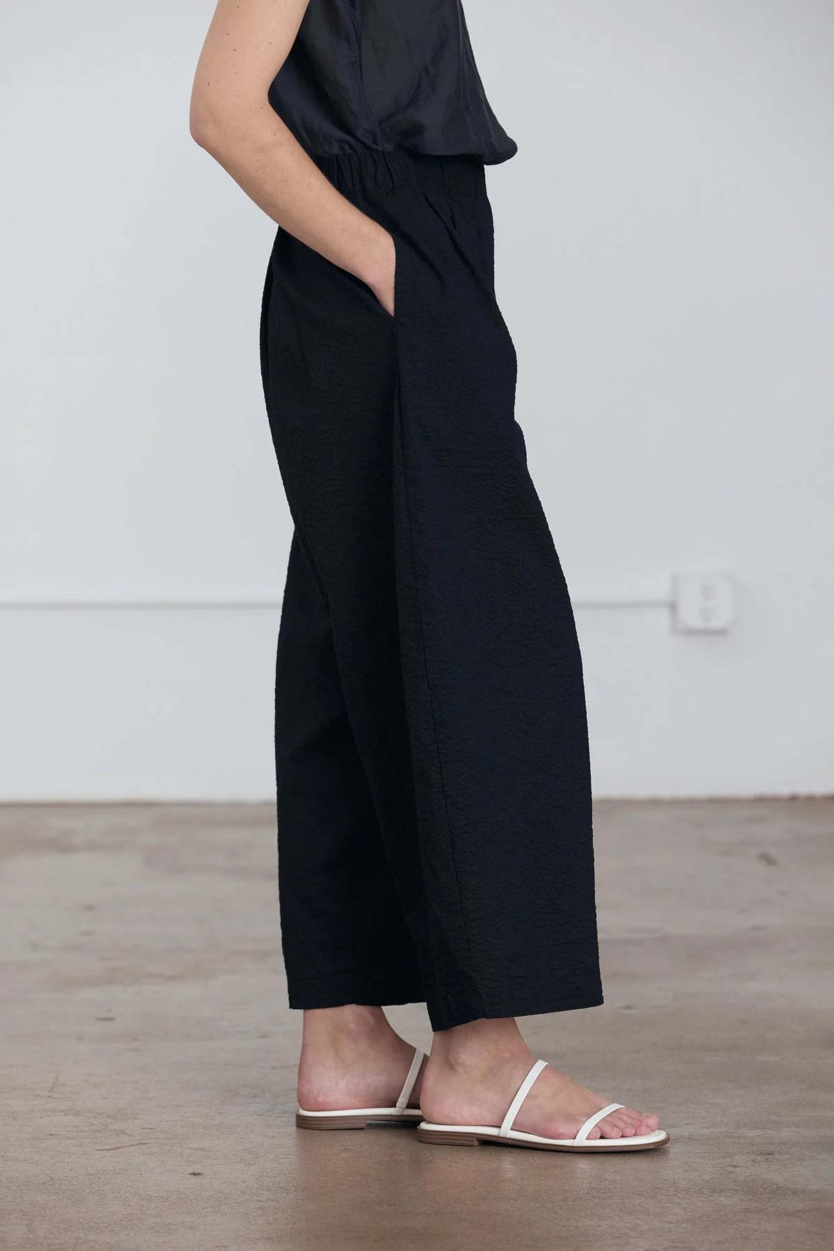 Black Crane Wide Pant - Image 2 of 5