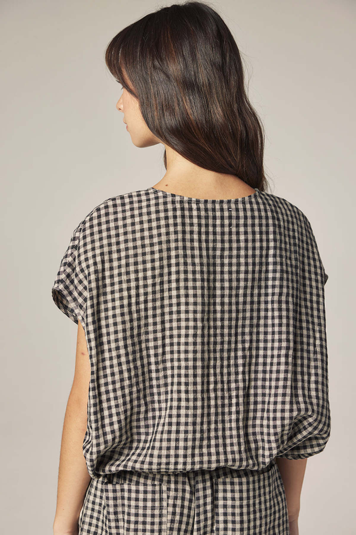 amente Drop Sleeve Button Down Top - Image 2 of 3
