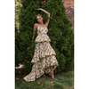 Hope for Flowers by Tracy Reece Holly Gown Dress - Pink Warped Ikat - Thumbnail 1