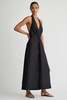 Apiece Apart Salome Halter Maxi Dress - Black - Thumbnail 3