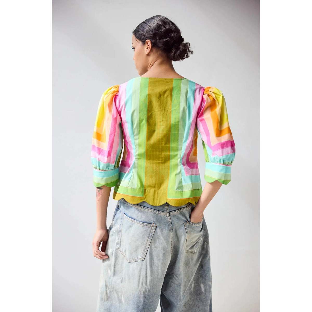 Hope for Flowers by Tracy Reece Scalloped Shirt - Image 3 of 3