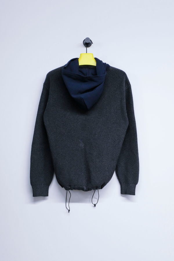 GR10K Cotton Crew Neck Hoodie Knit