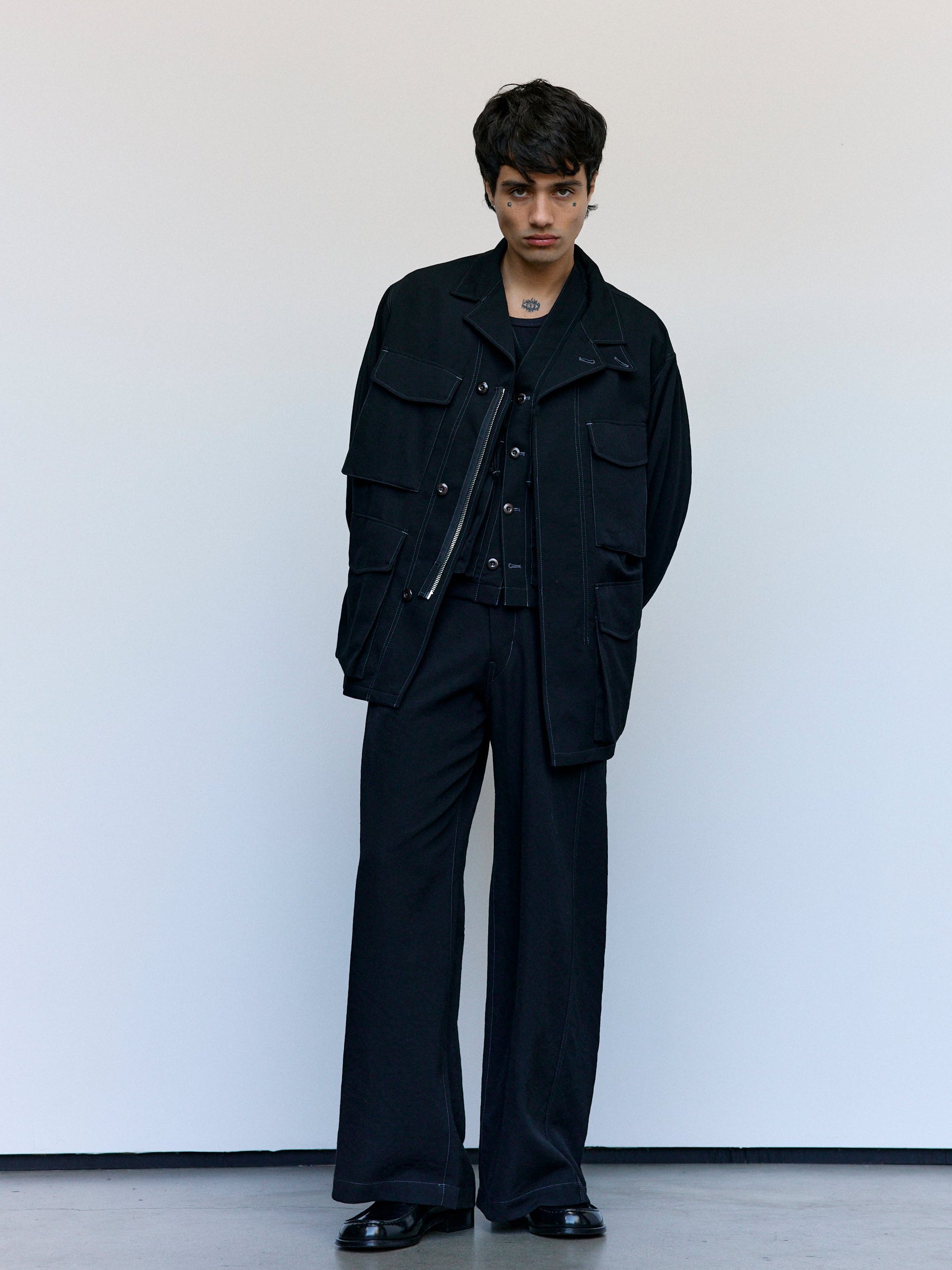 Lemaire Soft Wool Twill Field Jacket | Garmentory