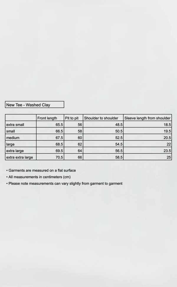 mfpen New Tee - Washed Clay