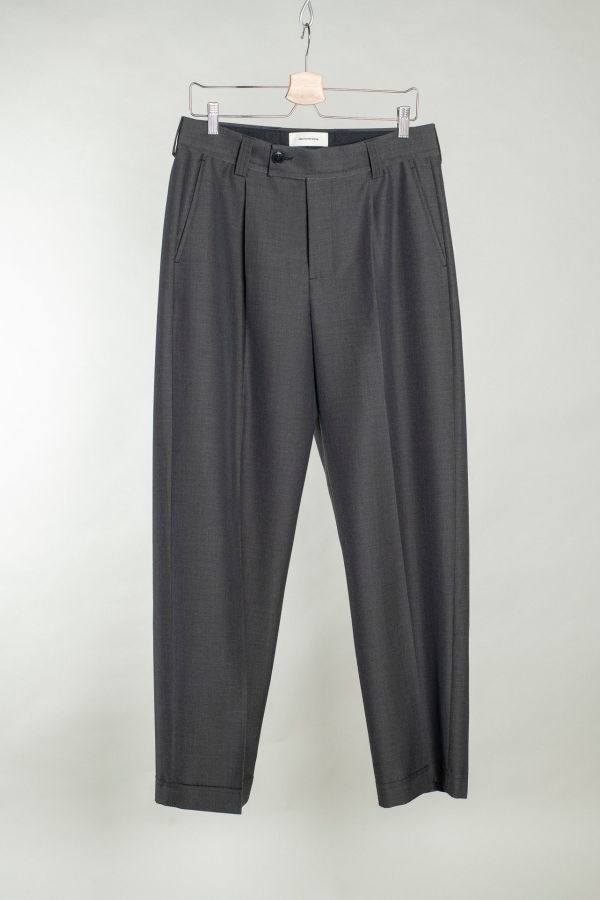 mfpen Patch Trouser - Grey Dry Wool