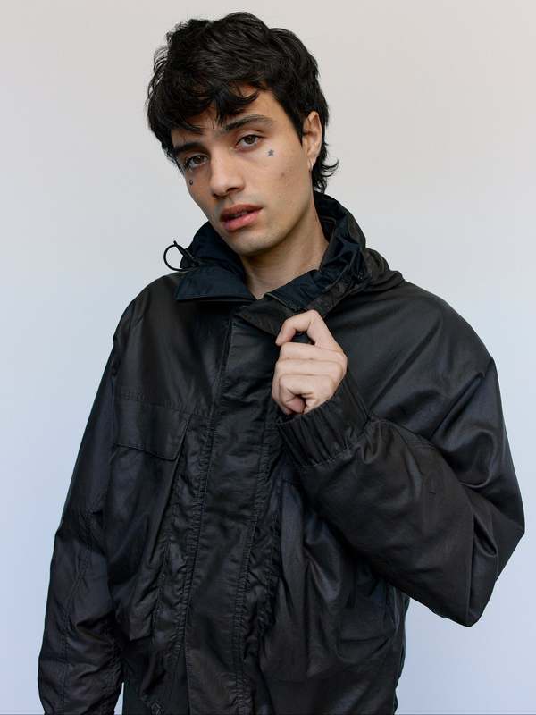 ジャケット・アウター LEMAIRE SHORT RAIN PARKA espresso Lemaire Espresso Nylon Short Rain Parka - Espresso | Garmentory