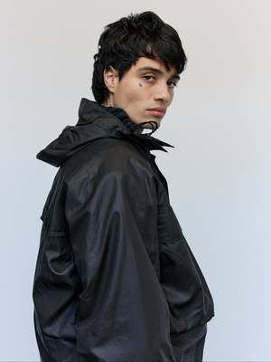 Lemaire Espresso Nylon Short Rain Parka - Espresso | Garmentory