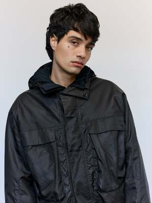 Lemaire Espresso Nylon Short Rain Parka - Espresso | Garmentory
