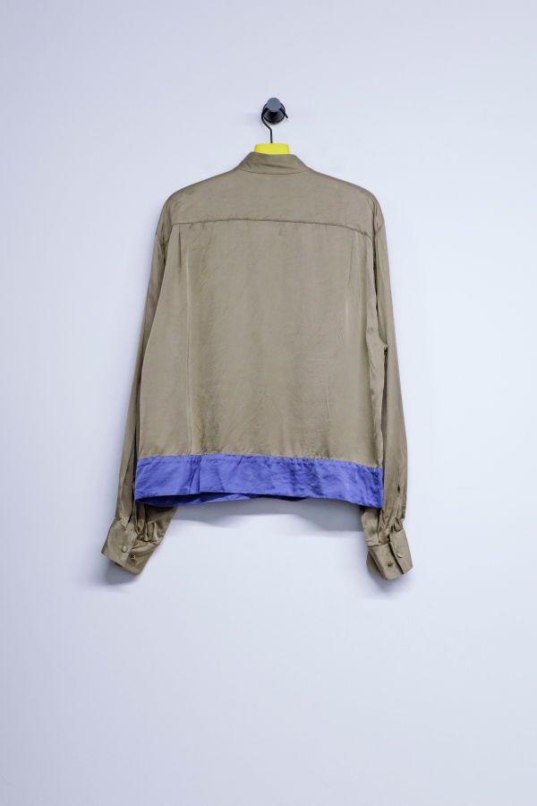 Dries Van Noten Striped Satin Cael Shirt