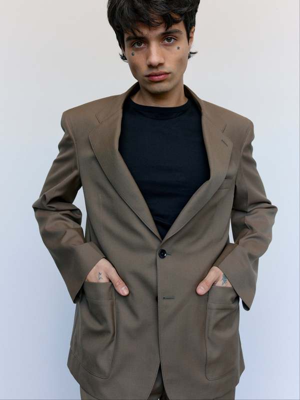 Lemaire Poly Wool Twill Tailored SB Jacket