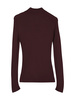 Black to Grey Ronco High Collar Top - Wine - Thumbnail 2