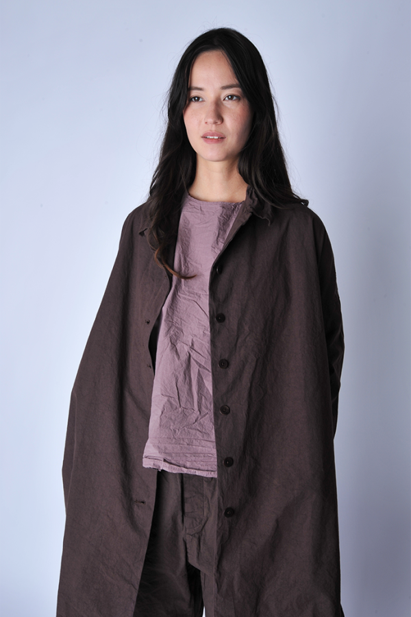 Album di Famiglia Cotton Canvas Easy Coat