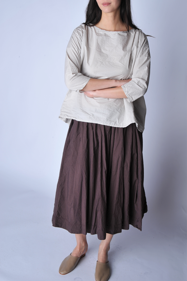 Album di Famiglia Grape Pleated Short Skirt