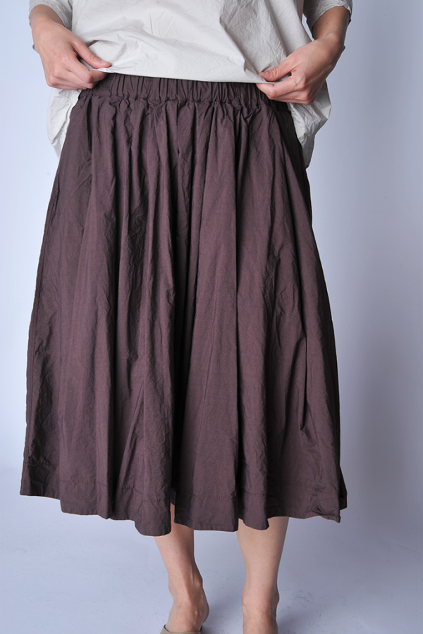 Album di Famiglia Grape Pleated Short Skirt