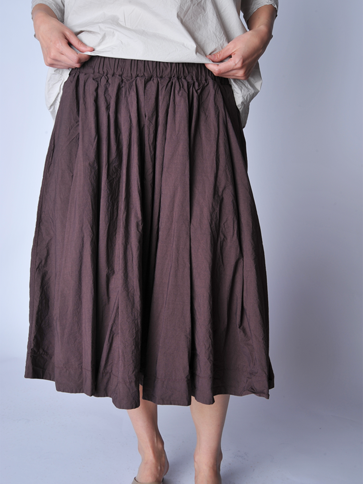 Album di Famiglia Grape Pleated Short Skirt - Image 2 of 4