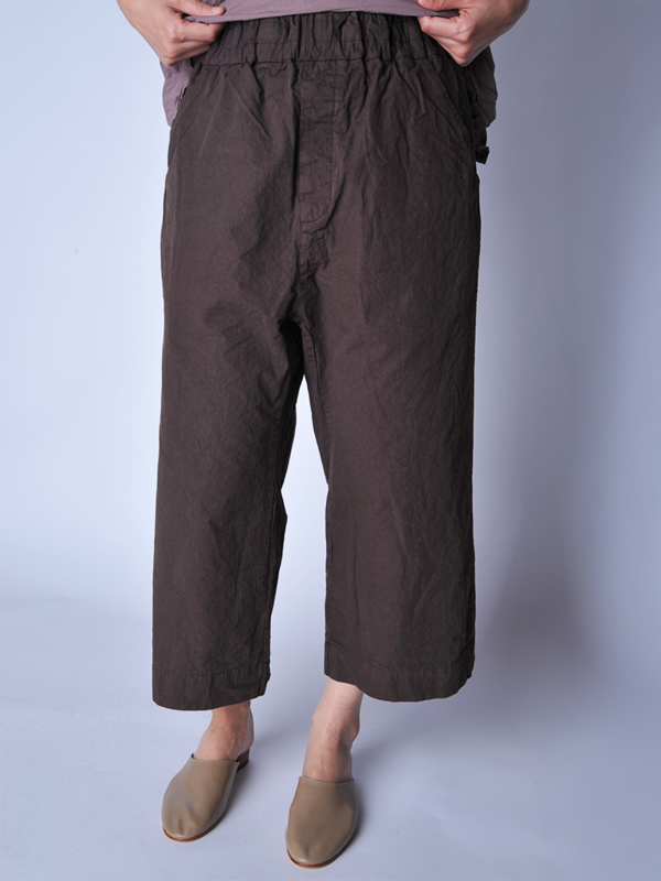 Album di Famiglia Wide and Short Canvas Trousers