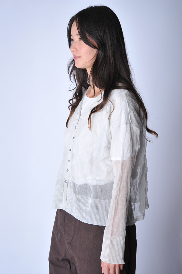 Album di Famiglia Cotton Steel Cardigan