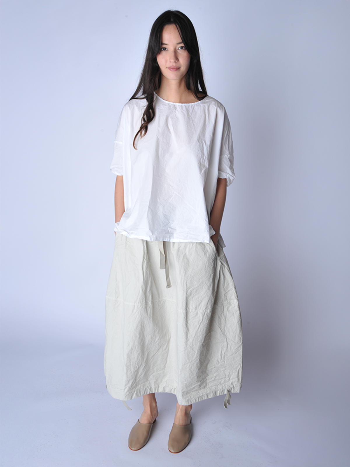 Album di Famiglia Balloon Skirt - Pebble - Image 1 of 4