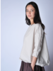 Album di Famiglia Pebble Short Tunic Top - Grey - Thumbnail 2