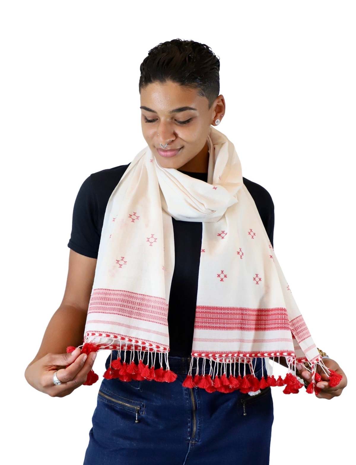 Passion Lilie Kutch Scarf - Image 2 of 7