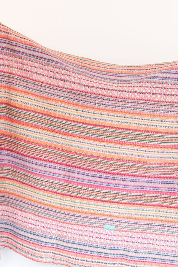 Auntie Oti Kantha Quilt - Multi Stripe