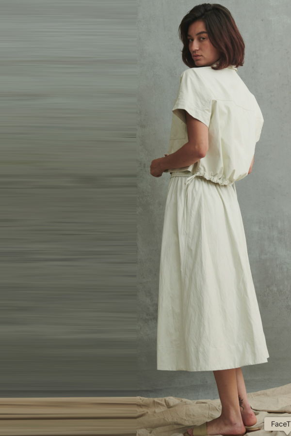 Pharaoh Claudia Skirt in Faux Leather Skirt