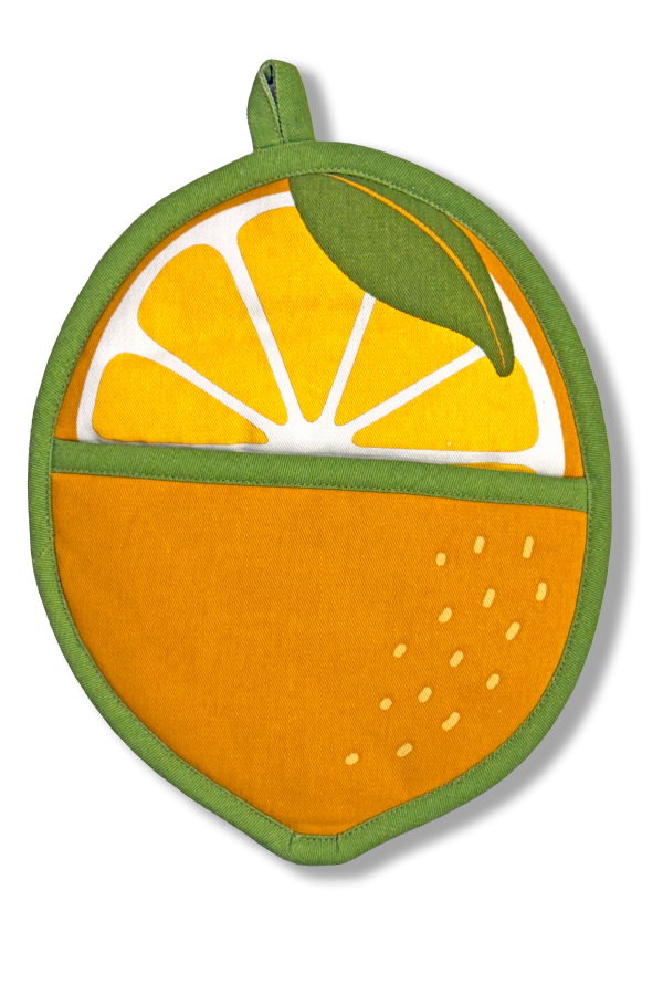 The Neighborgoods Avocado & Lemon Pot Holders Set of 2