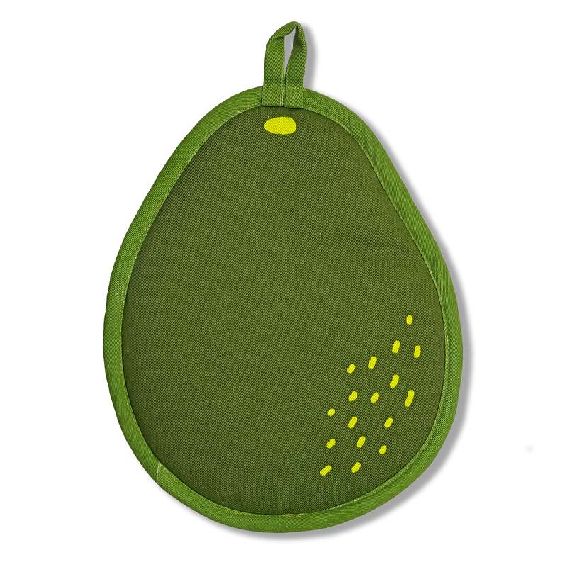 The Neighborgoods Avocado & Lemon Pot Holders Set of 2