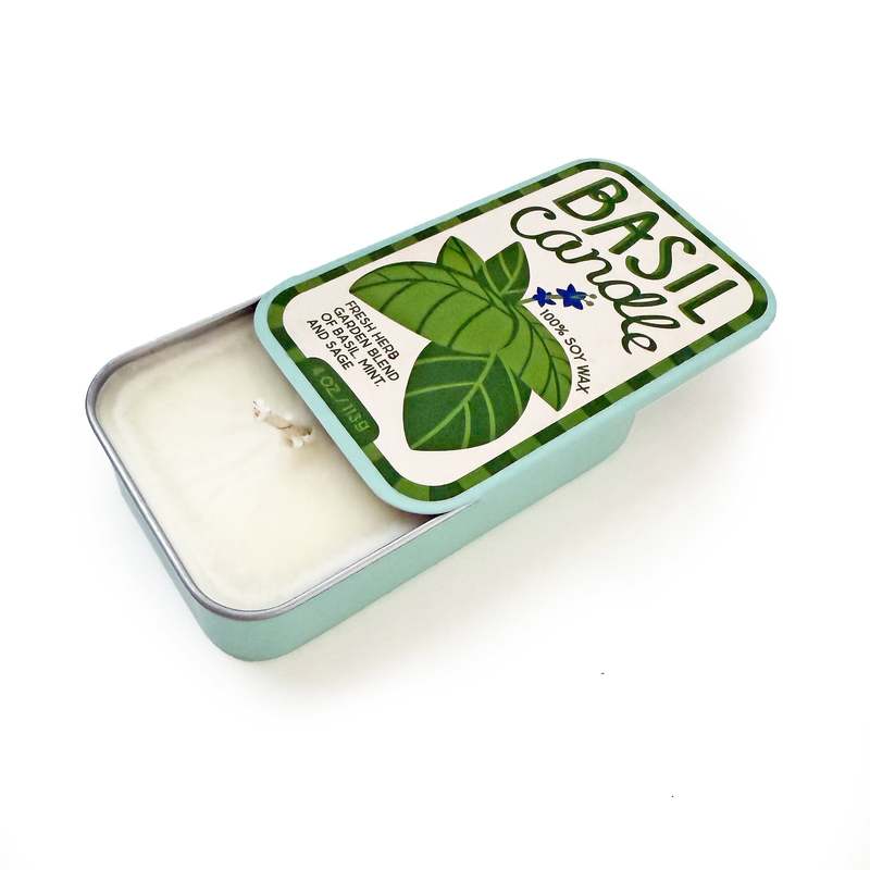 The Neighborgoods Basil & Lemon Candle Set of 2