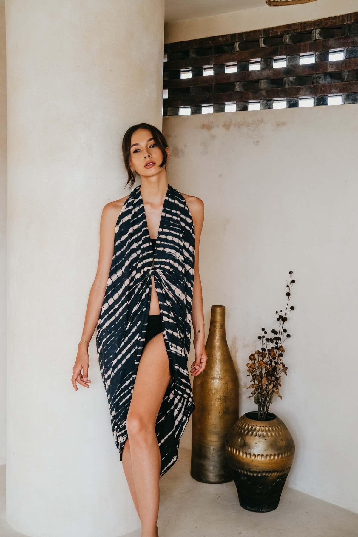 Pink Haley Beach Hand Dyed Sarong - Image 3 of 7